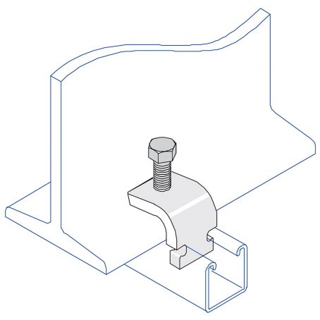 p2489 unistrut beam clamp