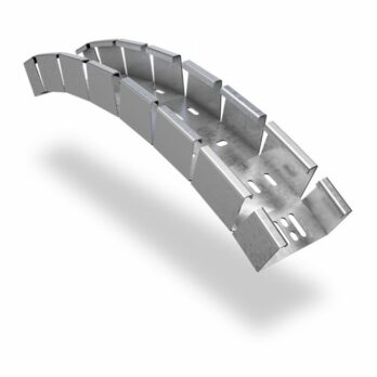 Heavy Duty 90 Degree External Bend 600mm Galvanised