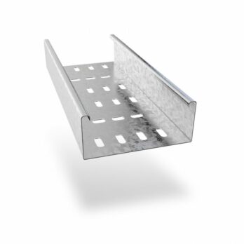 Heavy Duty Return Flange Cable Tray 100mm Pre-Galvanised