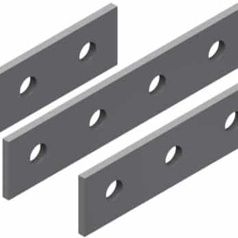 3 HOLE FLAT PLATE BRACKET Stainless  Steel