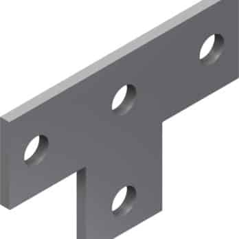 FLAT PLATE TEE BRACKET Stainless Steel