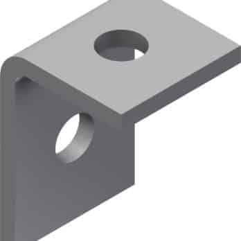1 HOLE 1 HOLE RIGHT ANGLE BRACKET  Stainless Steel