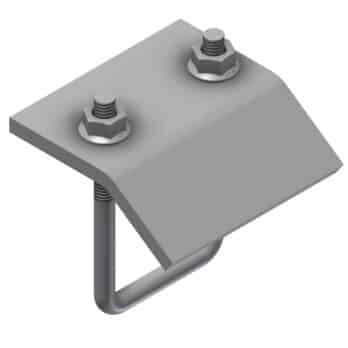 BRACKET WITH U BOLT 41mm   Stainless Steel