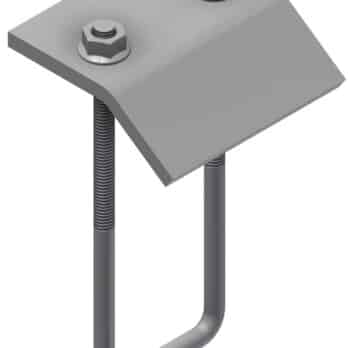 BRACKET WITH U BOLT 82mm   Stainless Steel